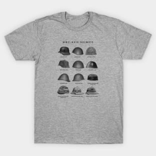 WW2 - Axis Helmets T-Shirt